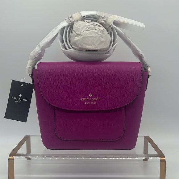 kate spade Handbags - Kate Spade Elsie Pebbled Leather Crossbody Baja Rose